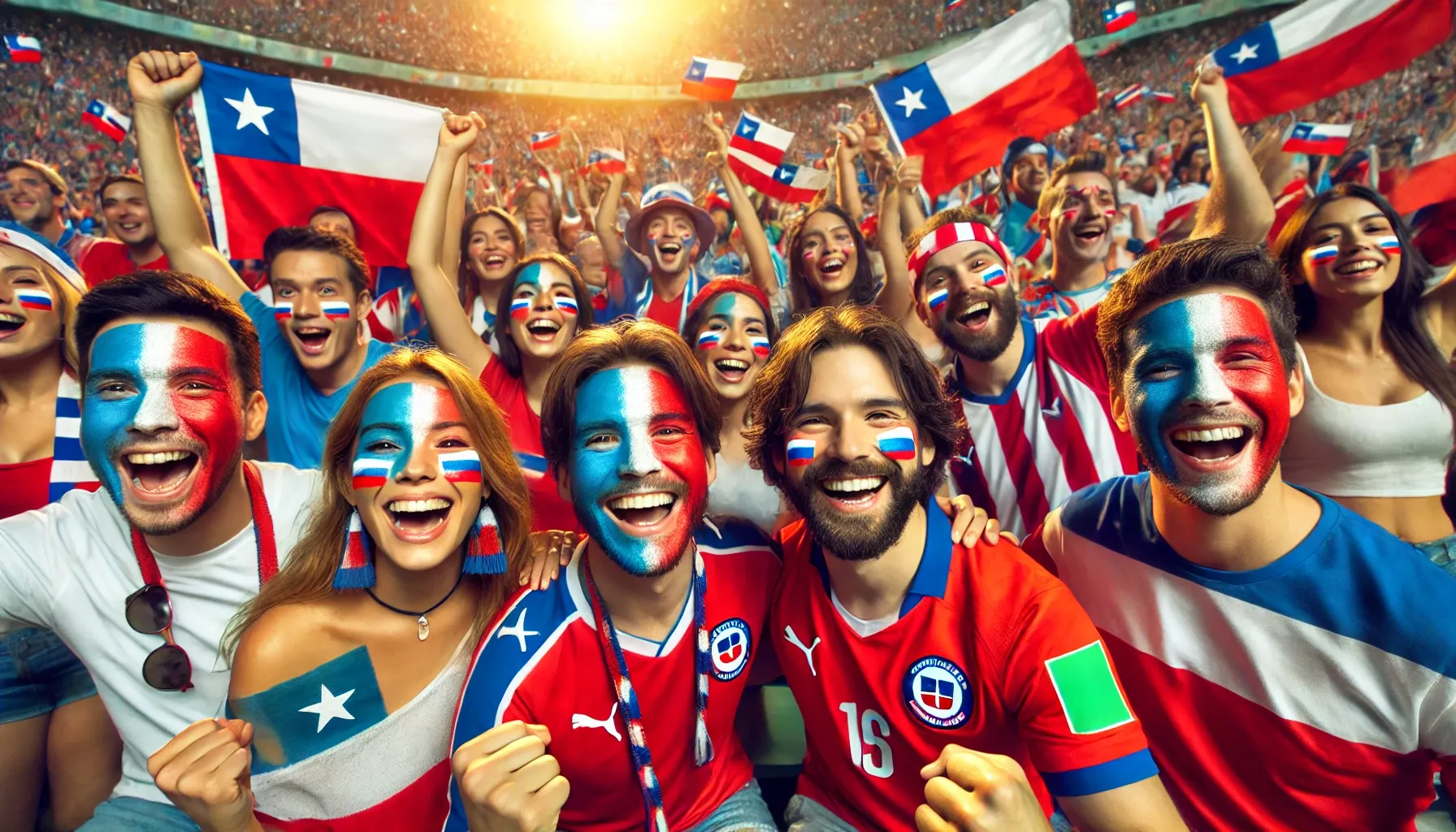 Fans of Chile