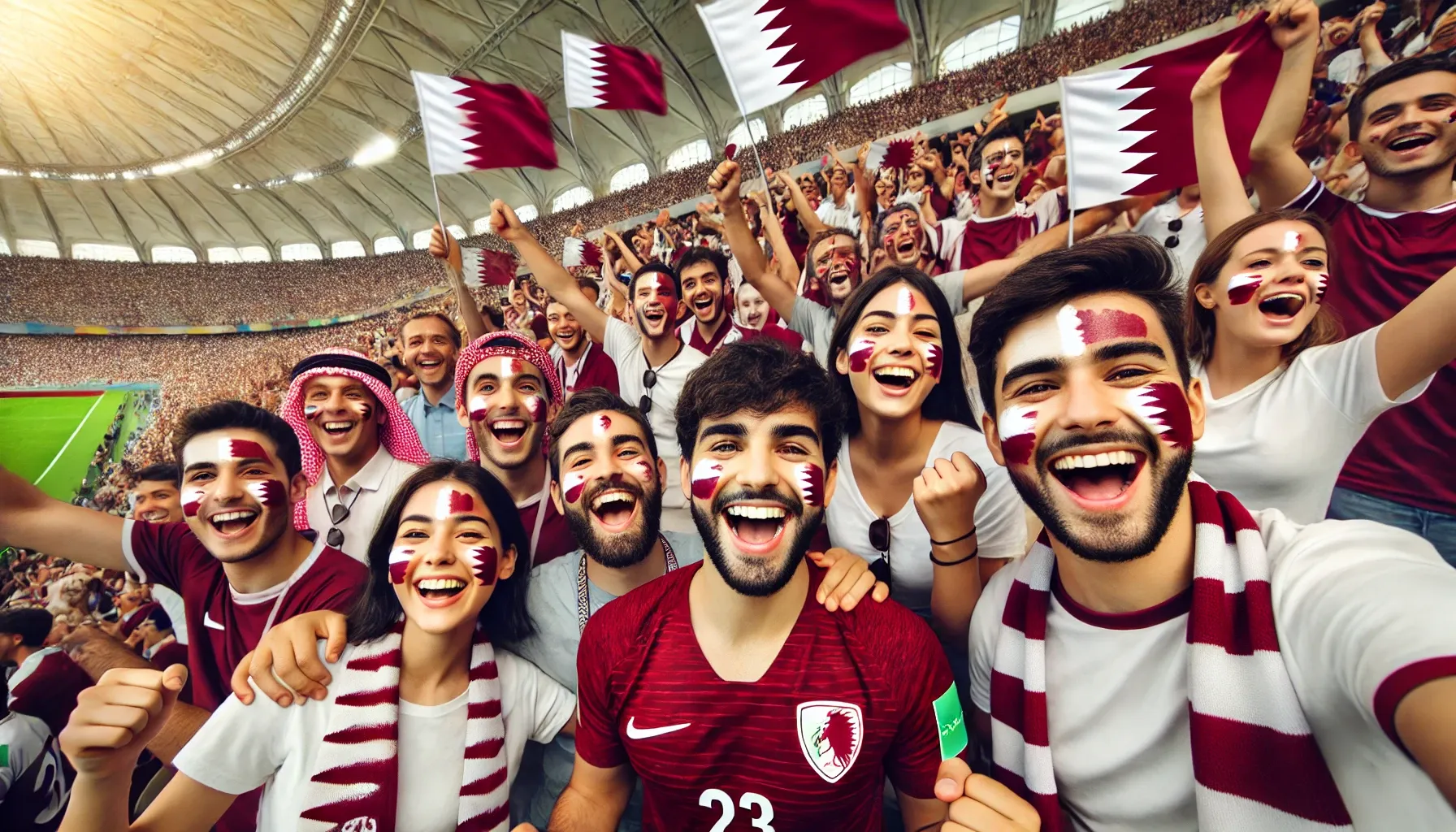 Fans of Qatar